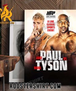 Coming Soon Jake Paul Vs Mike Tyson 2024 Poster Canvas
