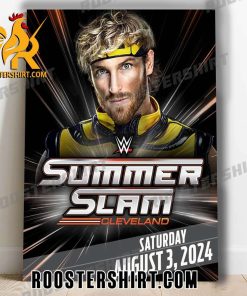 Coming Soon Logan Paul Summer Slam Cleveland 2024 Poster Canvas