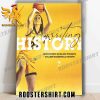 Congrats Caitlin Clark Most Points In Major Womens Collecge Basketball History Poster Canvas