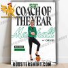 Congrats Coach Of The Year  Marshall Women’s Basketball Is Kim Caldwell Poster Canvas