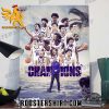 Congrats James Madison Dukes Champions 2024 Poster Canvas