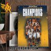 Congratulations GSW WBasketball Champs Back To Back 2024 Peach Belt Conference Champions Regular Season Poster Canvas