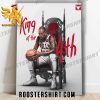DeMar DeRozan King Of The 4th Chicago Bulls Poster Canvas