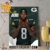 Josh Jacobs Green Bay Packers New RB 2024 Poster Canvas