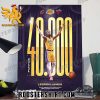LeBron James 40000 Puntos Primer Jugador En La Historla De La NBA En Llegar A Esa Marca Poster Canvas