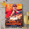 Max Verstappen 2024 F1 World Champion Bahrain GP Poster Canvas