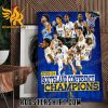 McNeese State Cowboys Champs 2024 Southland Conference Champions Poster Canvas