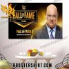 Official Paul Heyman 2024 WWE Hall Of Fame Inductee Poster Canvas