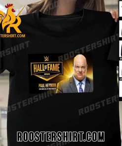 Official Paul Heyman 2024 WWE Hall Of Fame Inductee T-Shirt