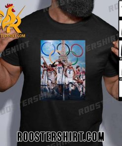 Quality Basketball Team USA Lineup For The Olympics Paris 2024 T-Shirt