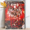 Quality Boomer Sooner Oklahoma Sooners Womens Basketball Back-to-Back Big 12 Conference Champions Poster Canvas