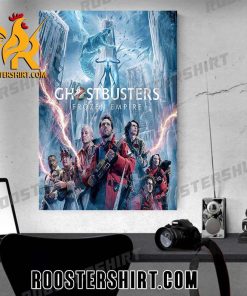 Quality Ghostbusters Frozen Empire Movie Poster Canvas