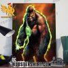 Quality Kong As A Green Lantern On The Cover Of Justice League Vs Godzilla Vs Kong Poster Canvas