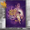 Quality LSU Tigers Womens Basketball Angel Reese The Best Player In The SEC Player Of The Year Award Poster Canvas