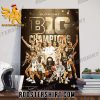 Quality Outright Again Big 10 Men’s Basketball Regular Season Champions For Purdue Boilermakers Poster Canvas