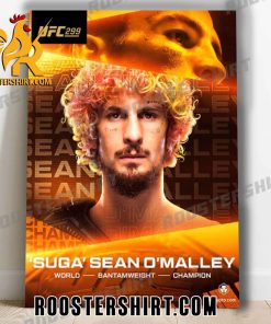 Quality Sugar Sean O’Malley MMA Defeats Chito Vera Via Unanimous Decisions To Retain His Bantamweight Title Poster Canvas