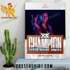 Quality Texas Longhorns Women’s Swimming And Diving Kelly Pash Makes it Fifth Big 12 Crowns In The 200 IM Poster Canvas