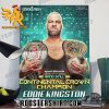 Quality The Mad King Had Slayed The Dragon Eddie Kingston And Still Continental Crown Champion Poster Canvas