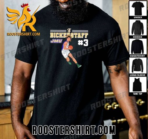 Quality Tj Bickerstaff James Madison Dukes NCAA Men’s Basketball Unisex T-Shirt