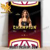 Quality USC Swimming and Diving Anicka Delgado Wins The Womens 50y Free Poster Canvas