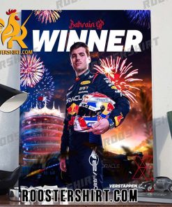 Welcome To Bahrain GP 2024 Champions Is Max Verstappen F1 Poster Canvas