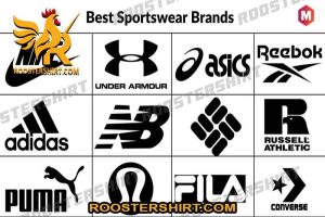 World famous sports fashion brands
